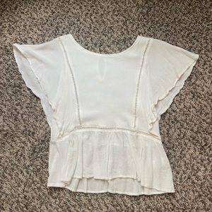 Sadie and Sage White Blouse
